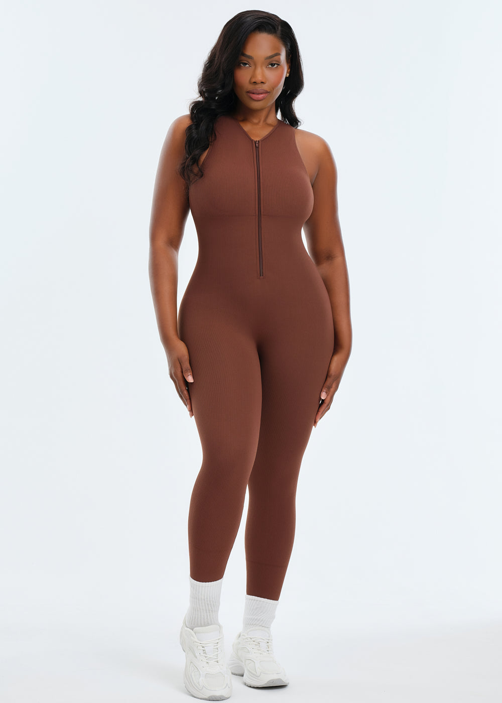 Front Zip Jumpsuit