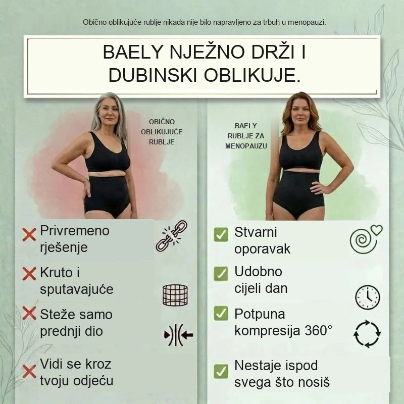 Utezajuće gaćice visokog struka za razdoblje nakon poroda i menopauze