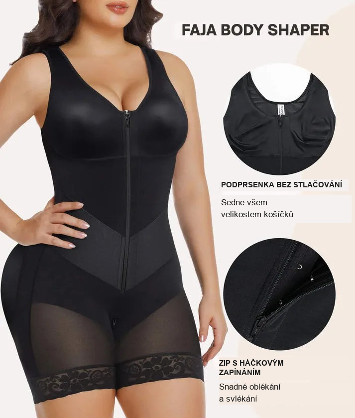 V-Shaped® Stahovací Body na Celé Tělo se Zesílenou Kontrolou Bříška