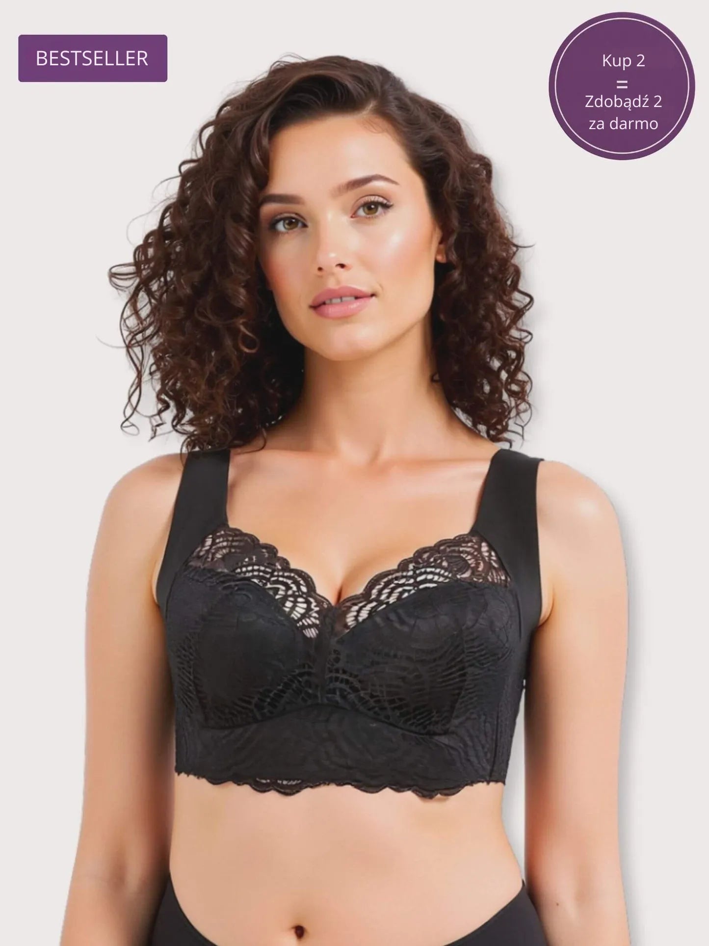 Nina – Wygodny Biustonosz Push-Up Bez Fiszbin PL
