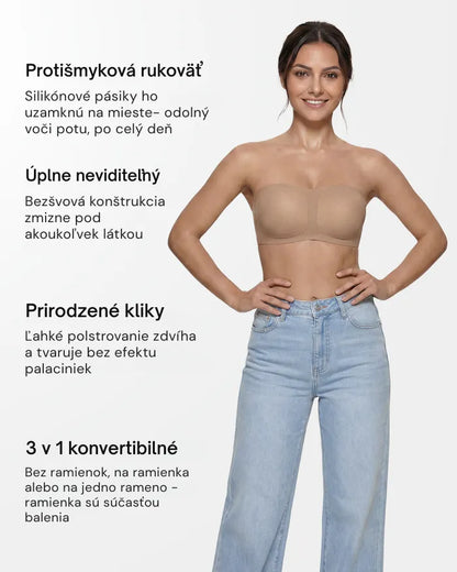 BareSculpt™ Neviditeľná Podprsenka bez Ramienok